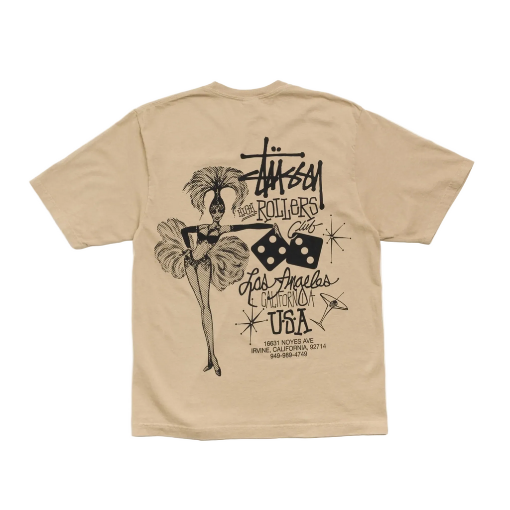Stussy High Rollers Tee Rock
