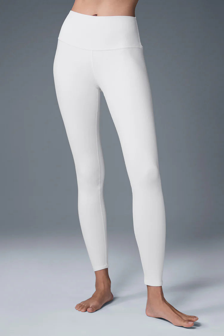 Alo Yoga High-Waist Airbrush Legging White