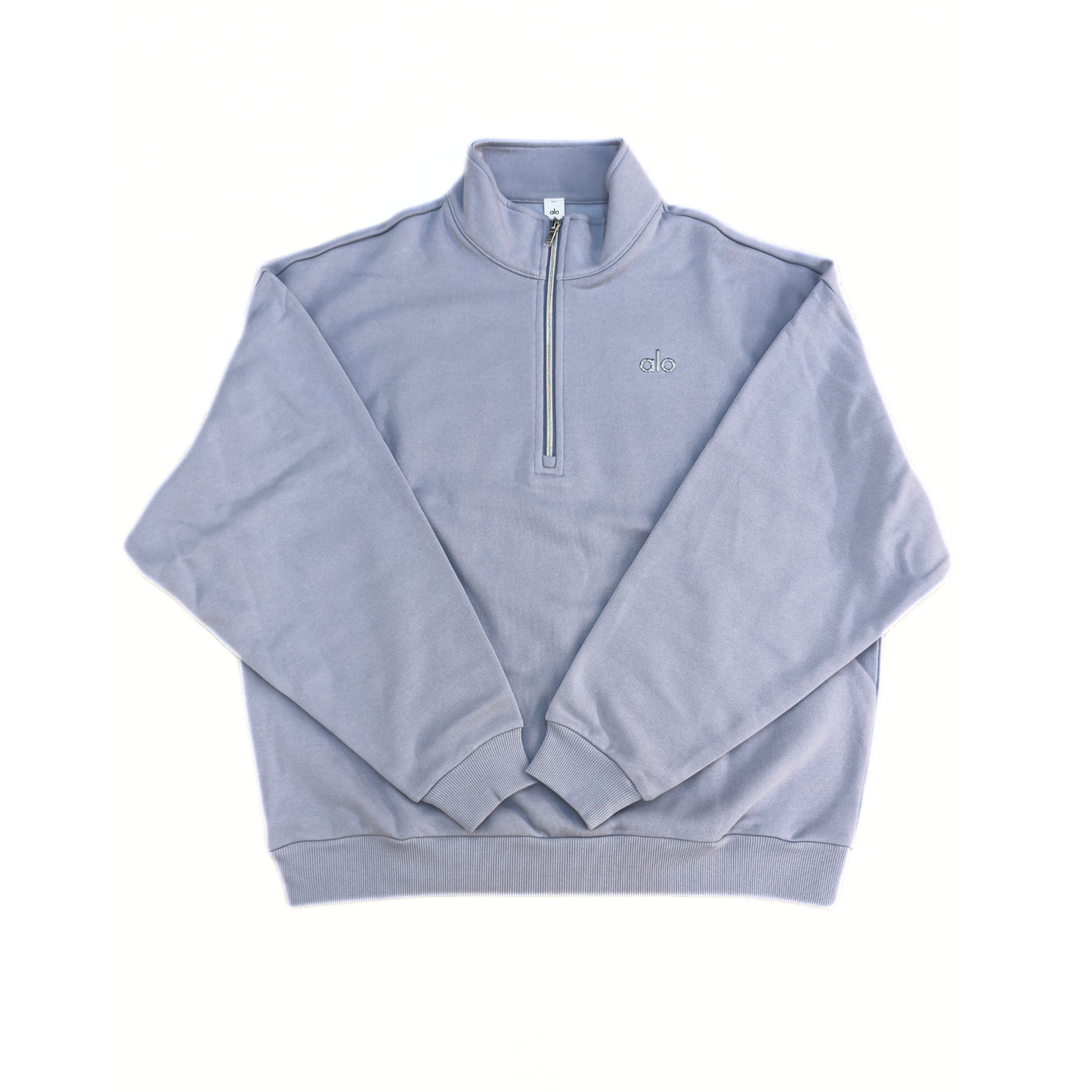Alo Accolade 1/4 Zip Pullover Winter Frost