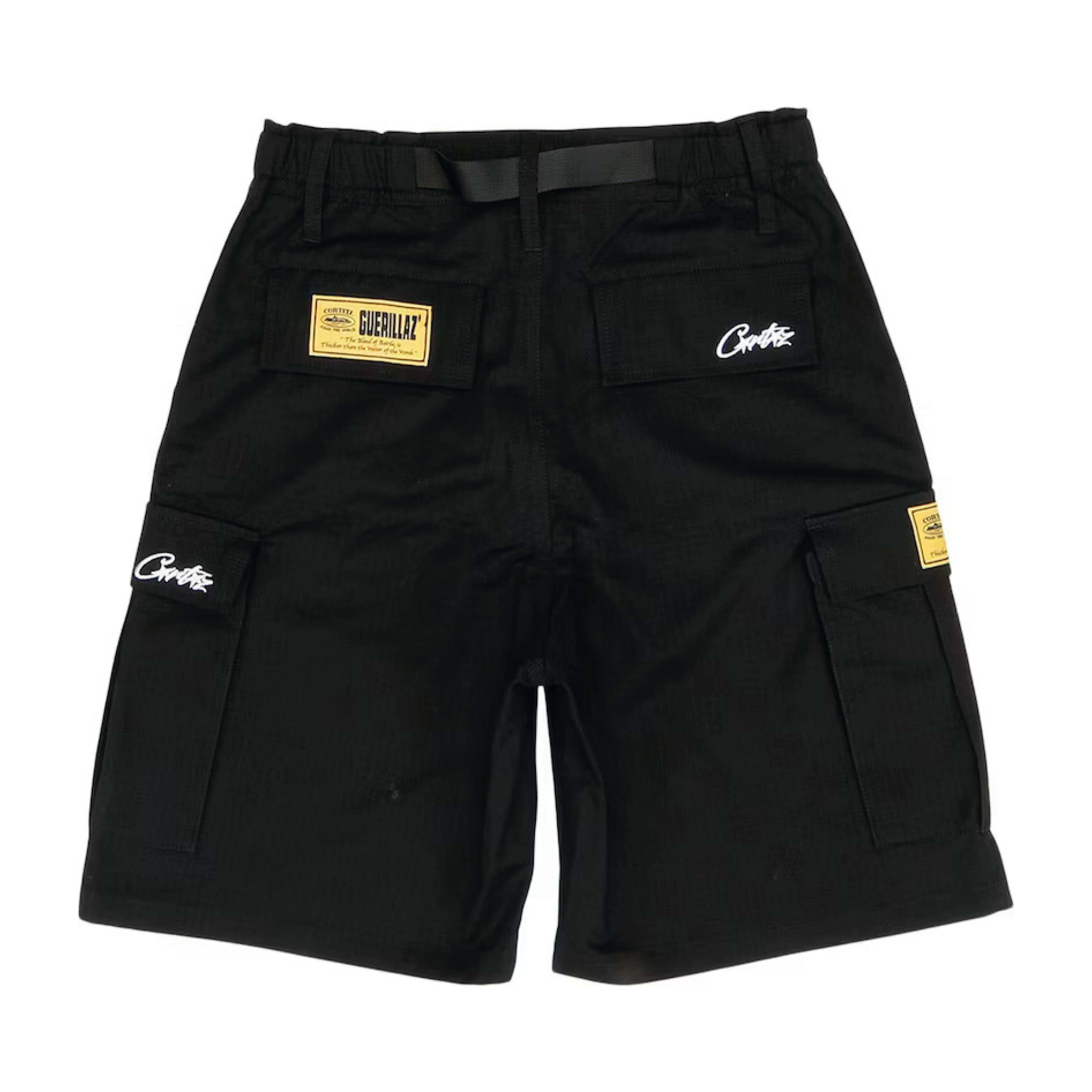 Corteiz Alcatraz Cargo Shorts 'Black' – OG Market