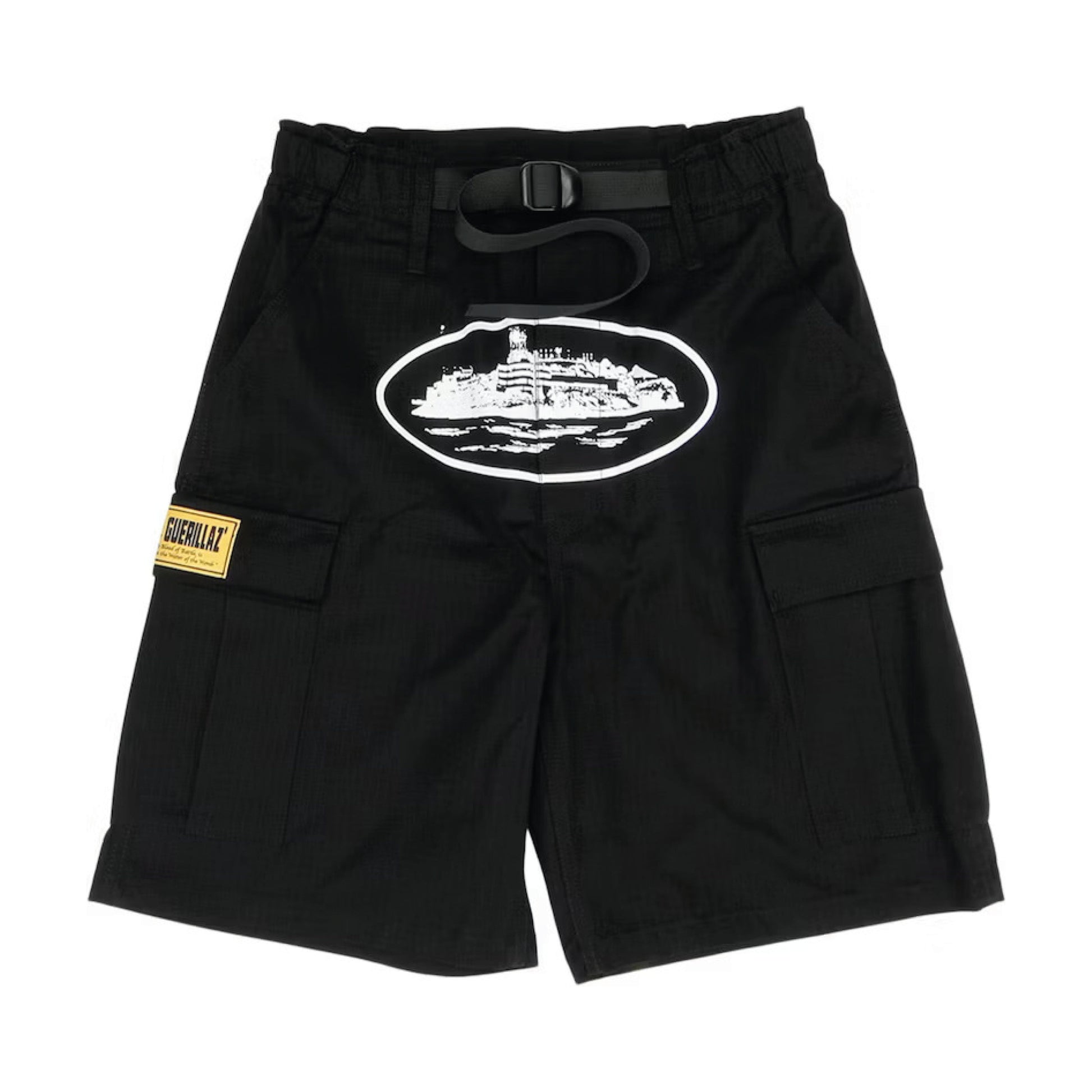 Corteiz Alcatraz Cargo Shorts 'Black' – OG Market