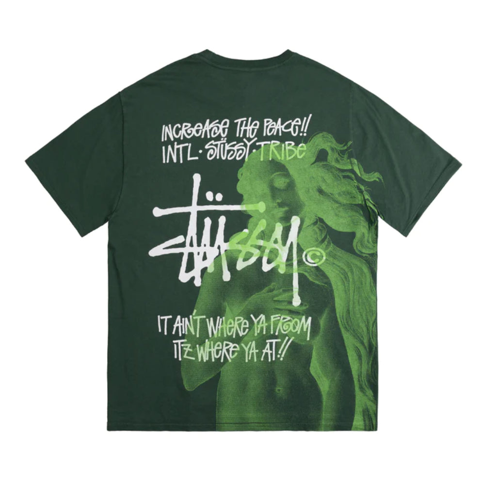 Stussy Venus Pigment Dyed Tee 'Forest Green'