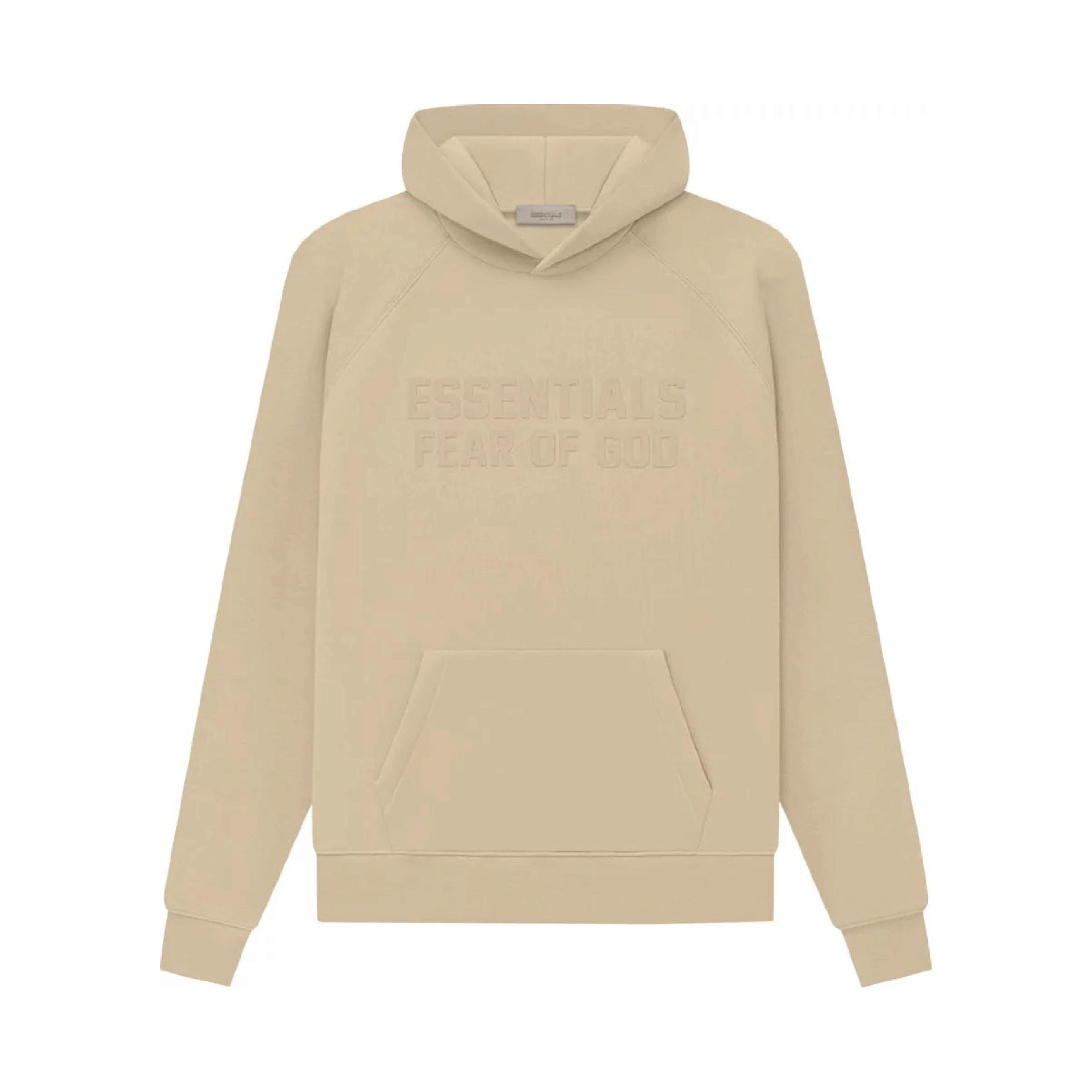 Φούτερ με κουκούλα Fear of God Essentials 'Sand'