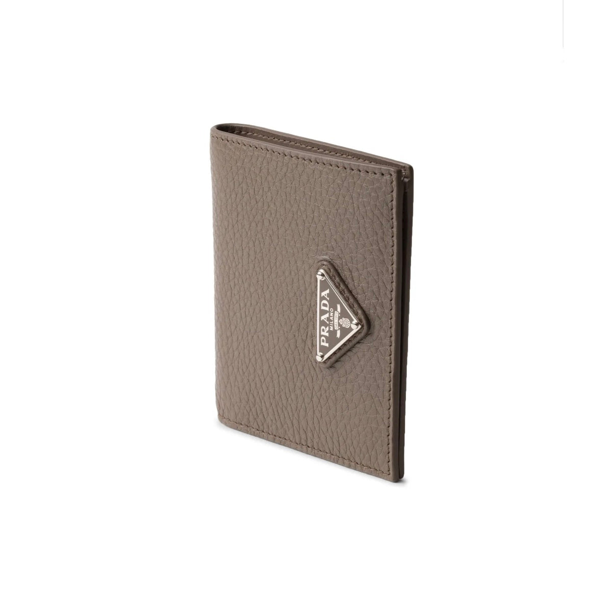 Prada Bamboo Gray Leather Wallet