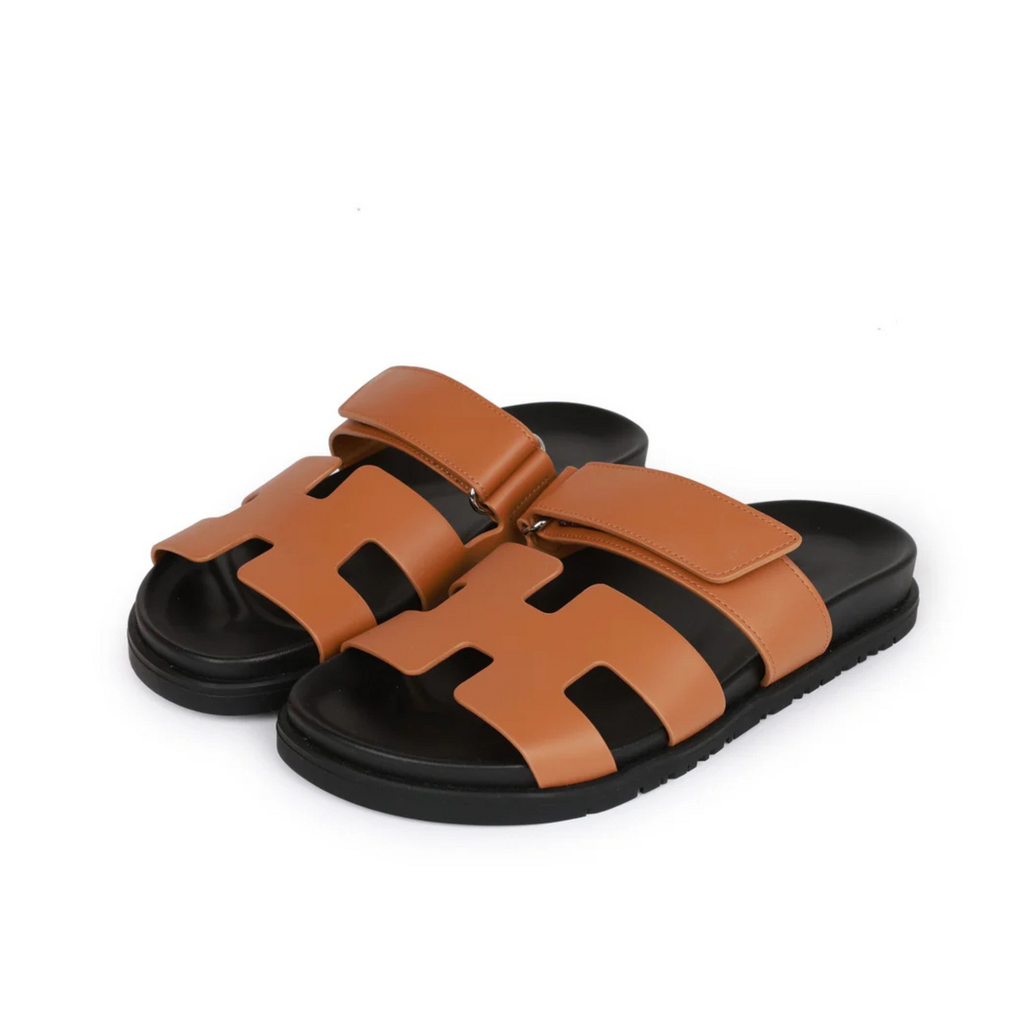 Hermes Chypre Sandals gold calfskin - 48h