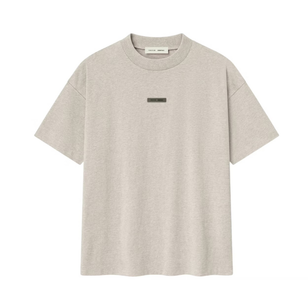 Fear of God Essentials Classic Short Sleeve Heather Stone