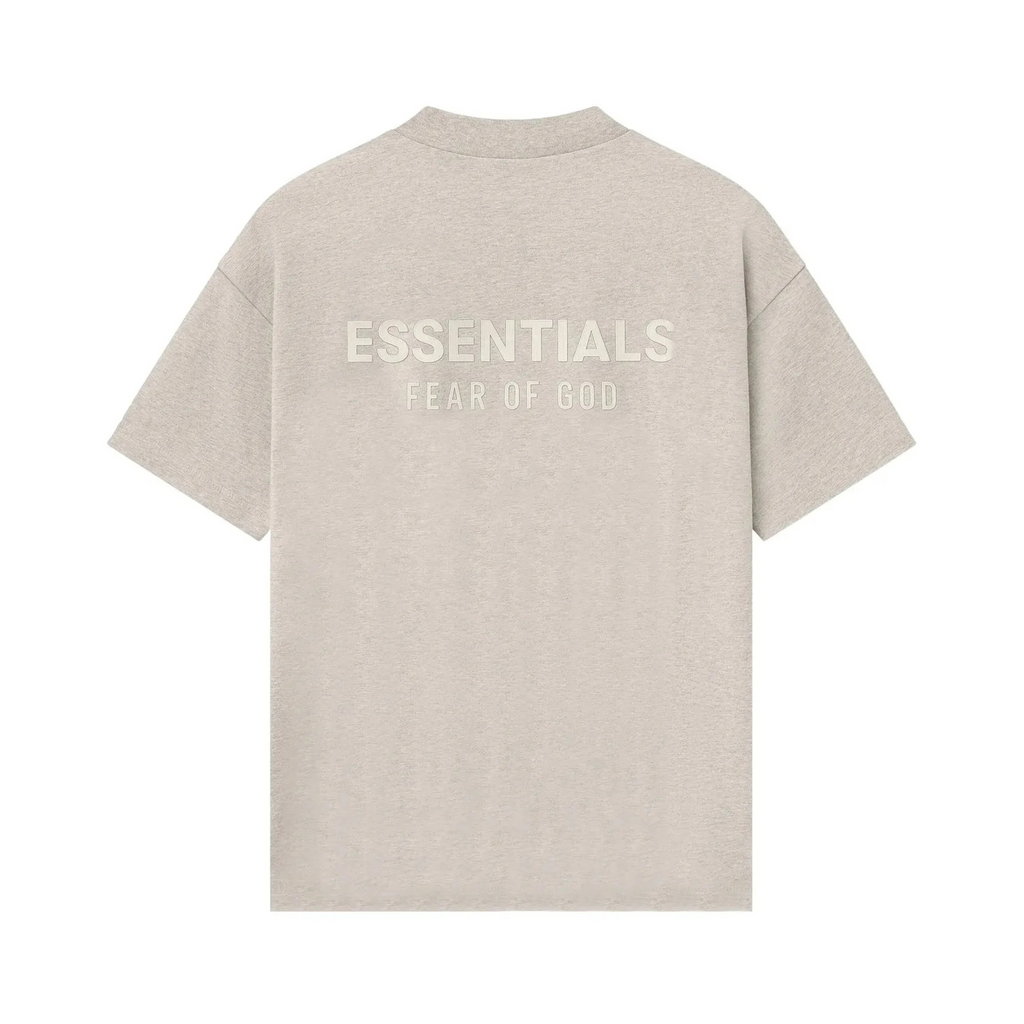 Fear of God Essentials Classic Short Sleeve Heather Stone