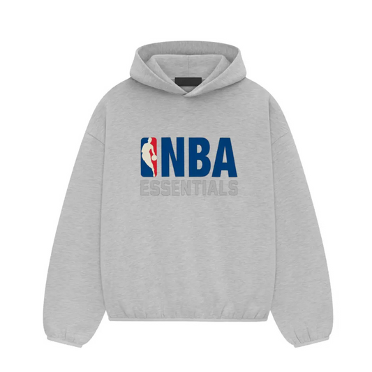 Fear of God Essentials x NBA Hoodie 'Light Heather'