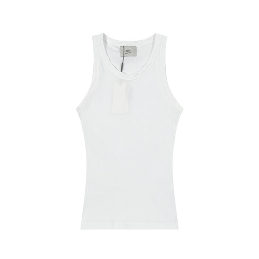 Ami de coeur tank top white