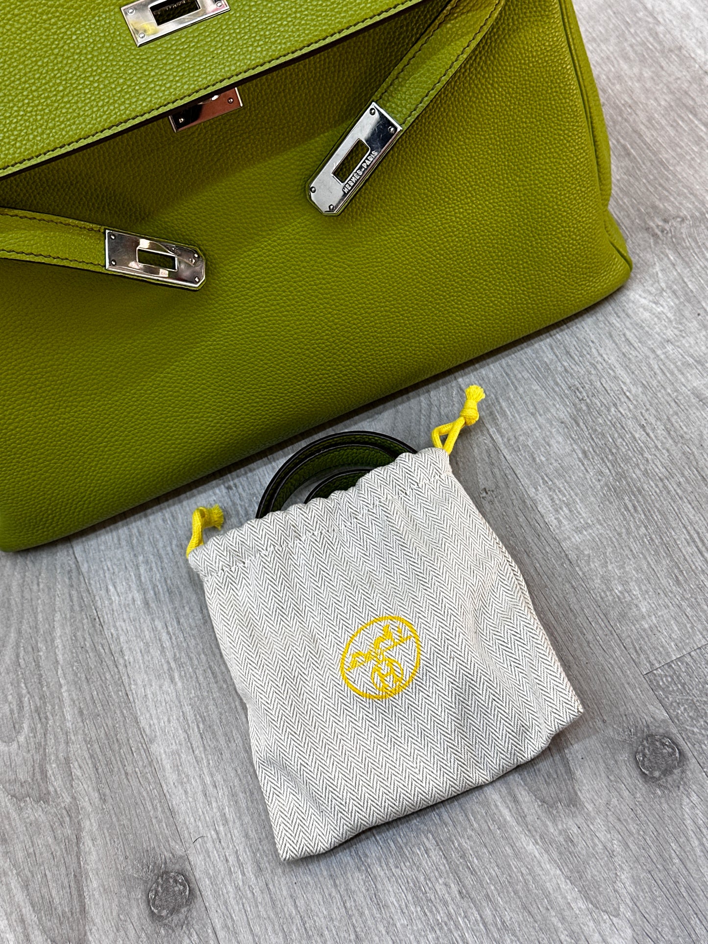 Hermès Kelly 28 – Vert [Green] Togo Leather with Palladium Hardware