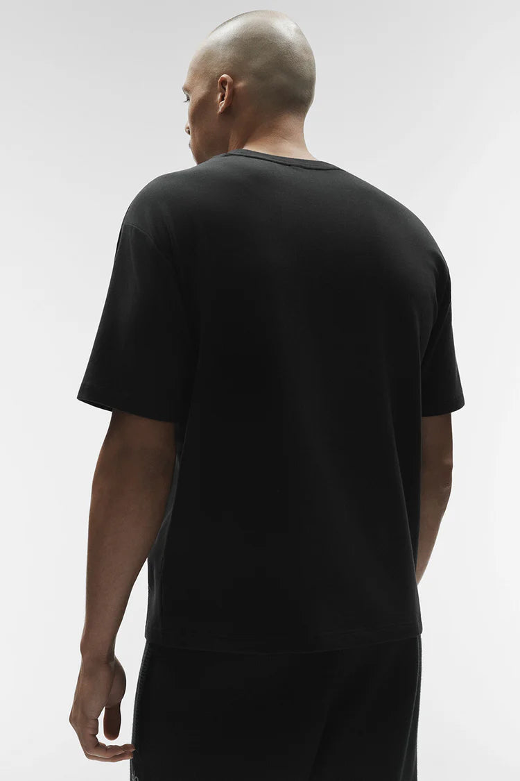 Alo Yoga Double Take Short Sleeve Black