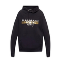 Balmain Logo Hoodie Black