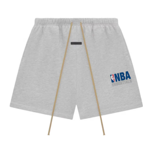 Fear of God Essentials x NBA Shorts Light Heather
