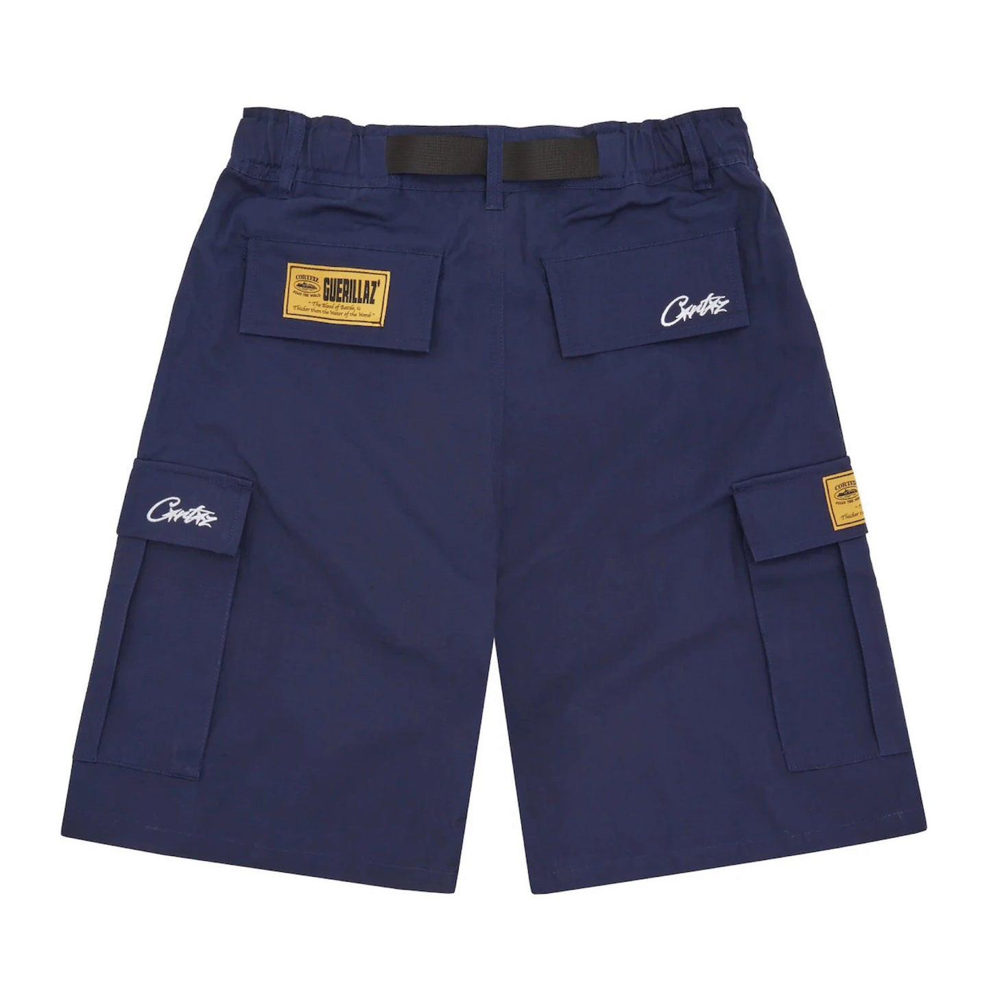 Corteiz Alcatraz Cargo Shorts 'Navy'