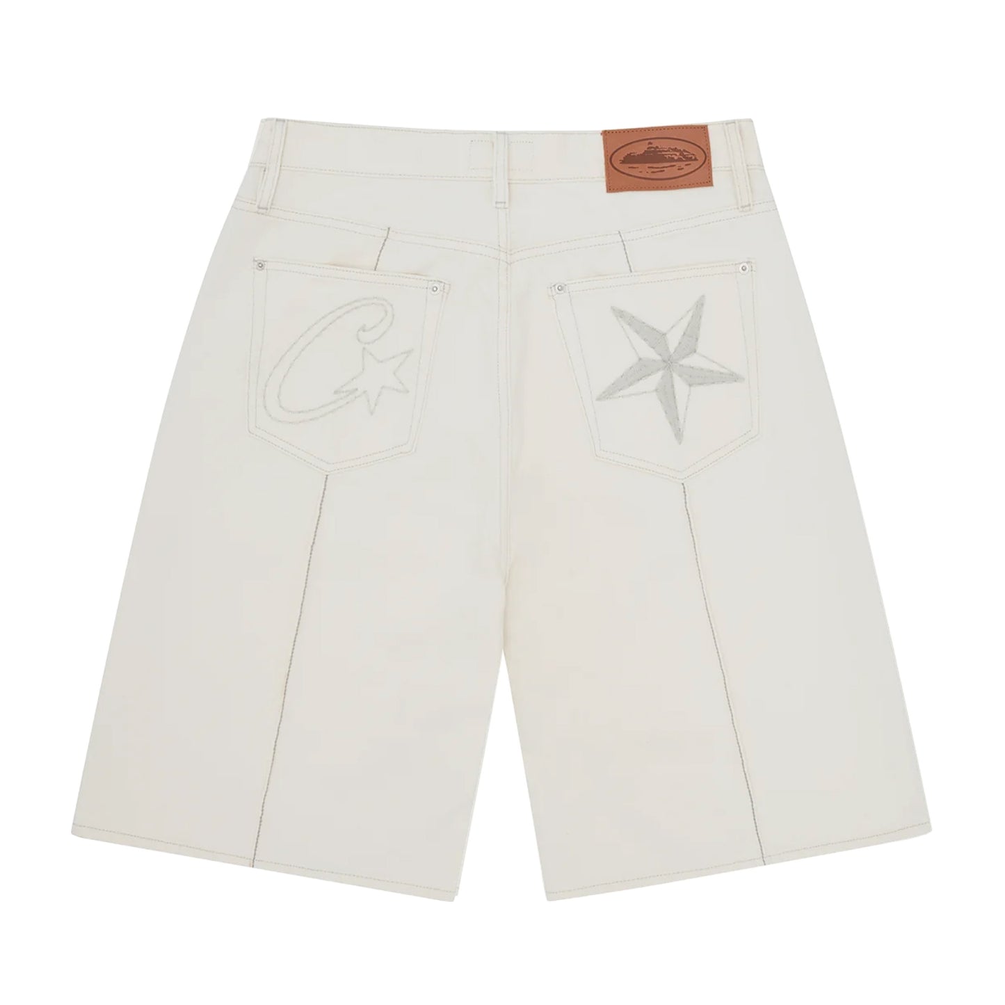 Corteiz C-Star Denim Jorts 'Natural'