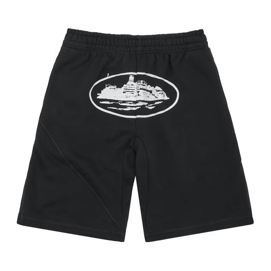 Corteiz OG Alcatraz Shorts 'Black'