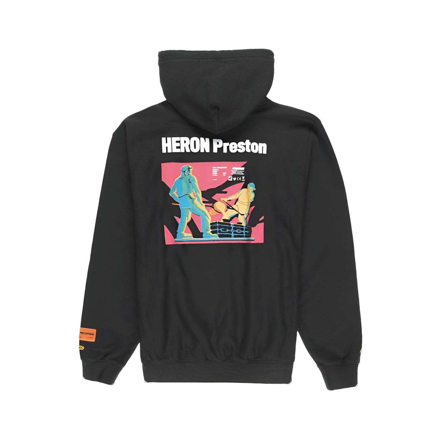 Heron Preston Metal Worker Hoodie 'Black'