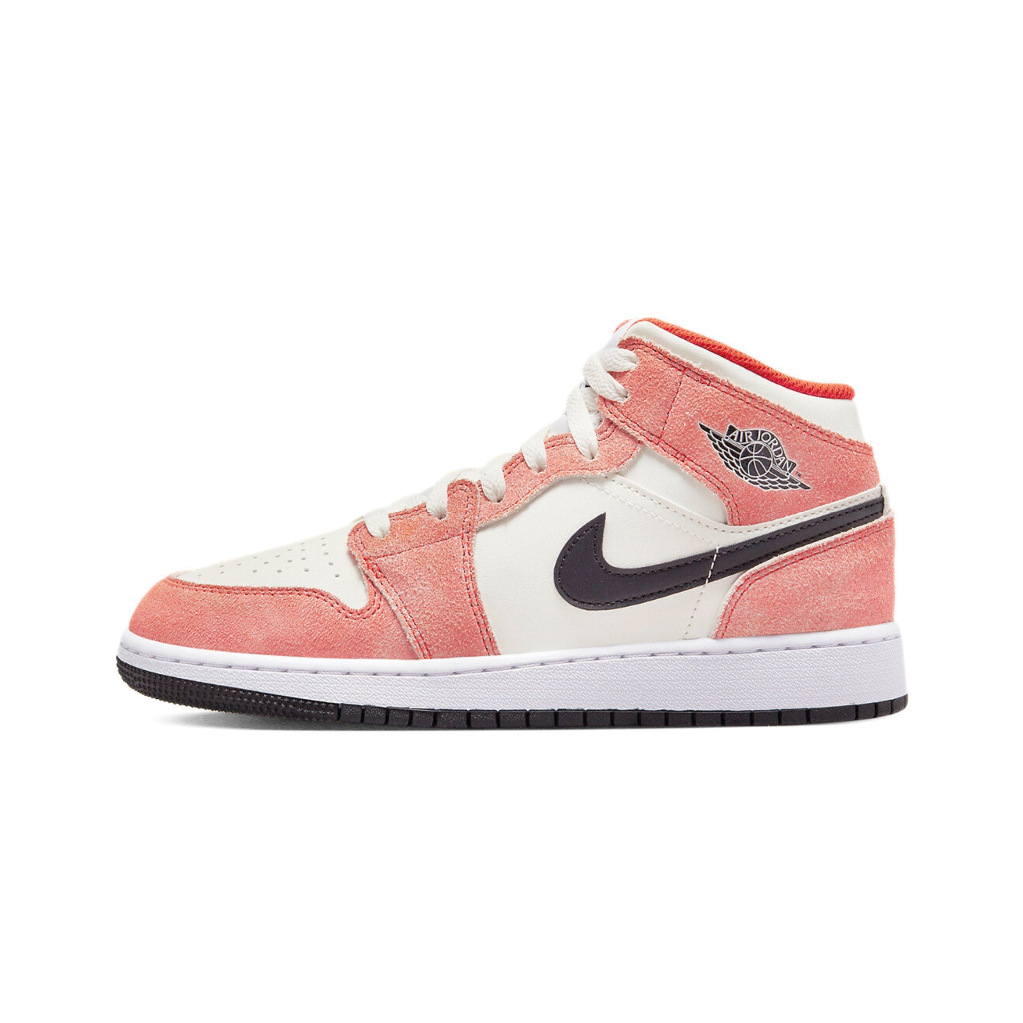 Jordan 1 Mid SE Orange Suede (GS)