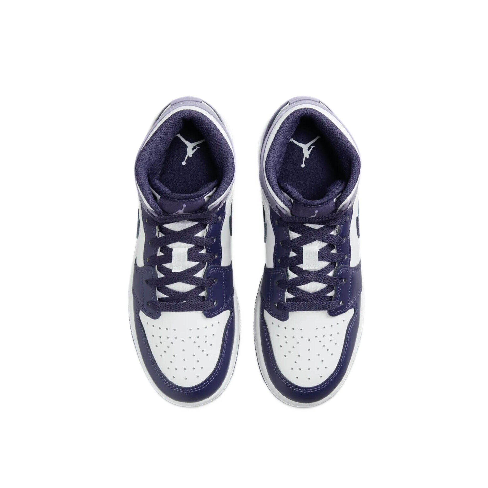 Jordan 1 Mid White Sky J Purple (GS)