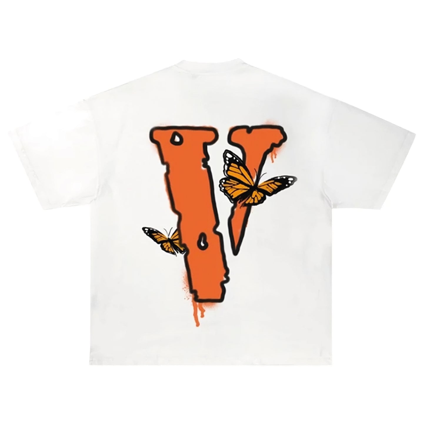 Juice Wrld x Vlone Butterfly Tee 'White'