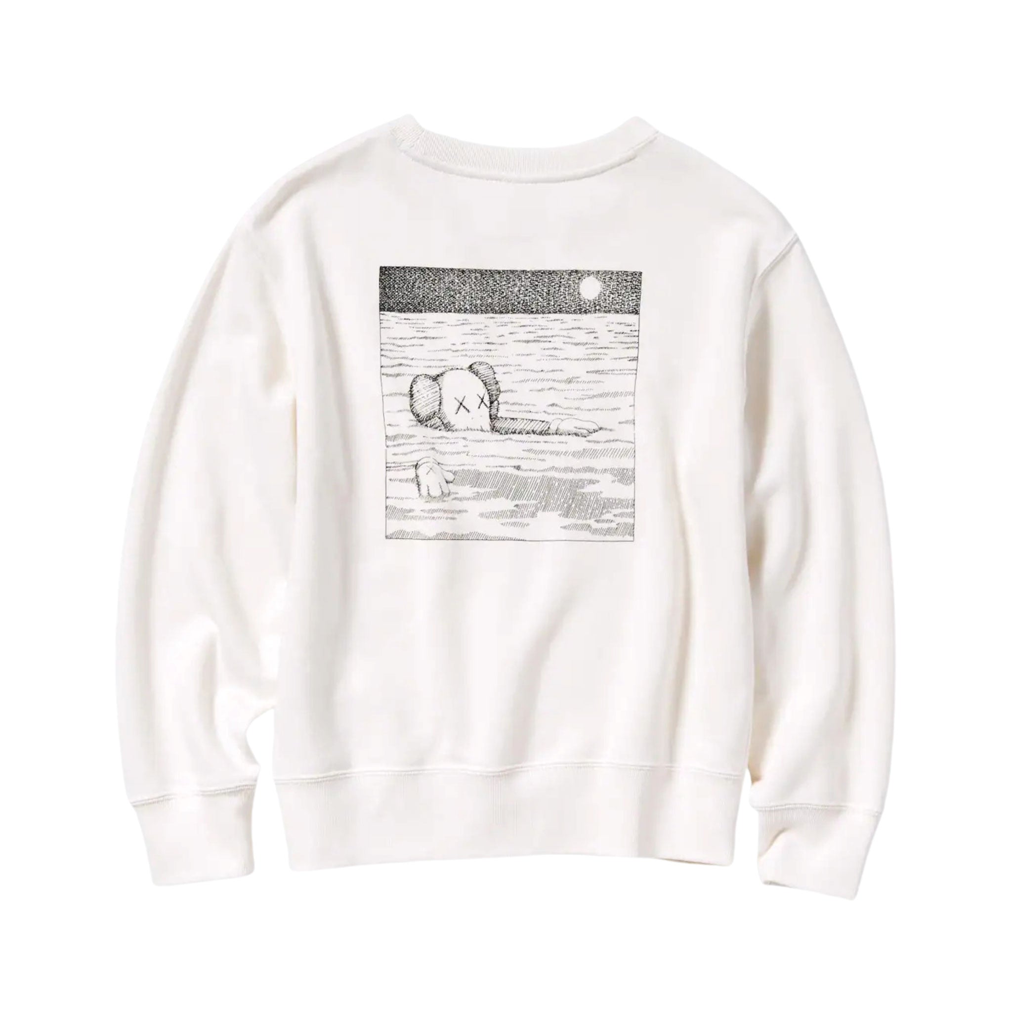 White on sale graphic jumper