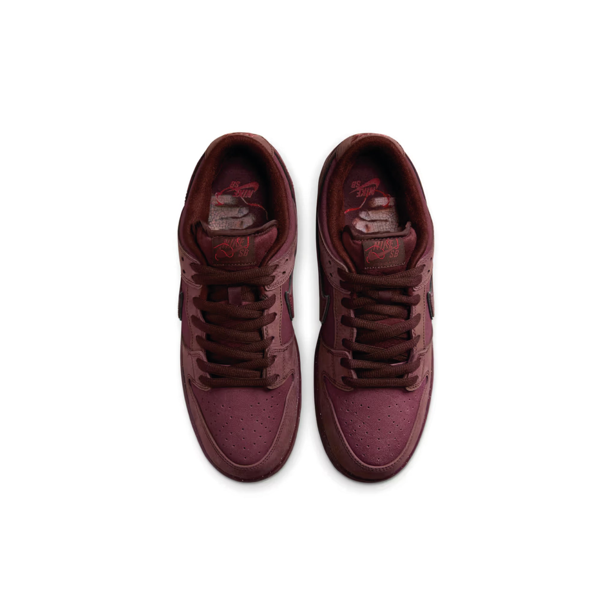 Nike SB Dunk Low 'City of Love' Burgundy Crush