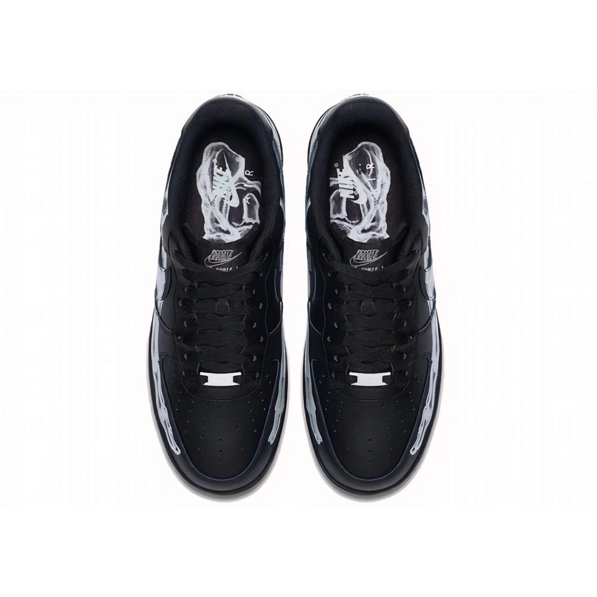 Nike air force hotsell 1 low black skeleton