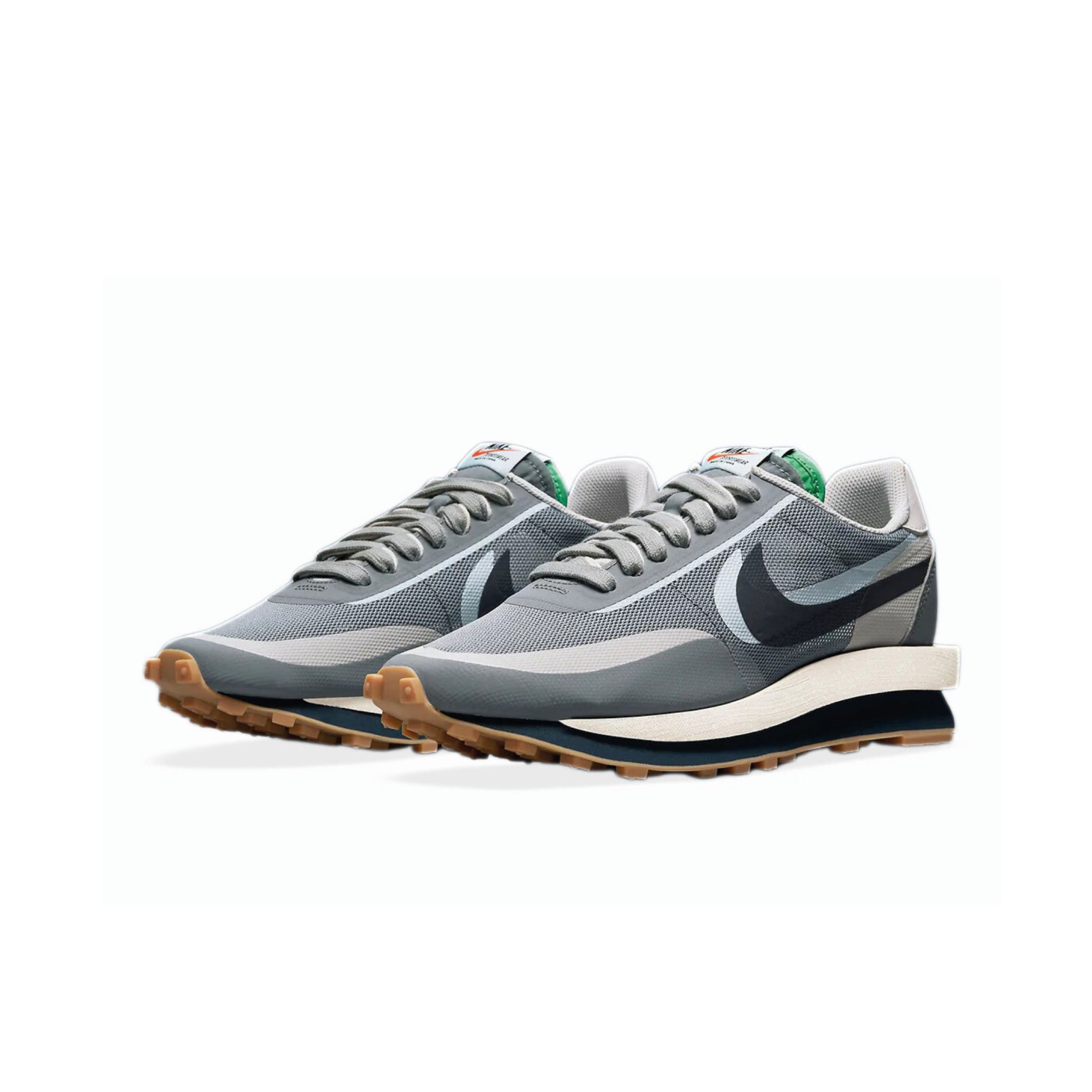 Nike LD Waffle x Sacai x CLOT Kiss of Death 2 Cool Grey