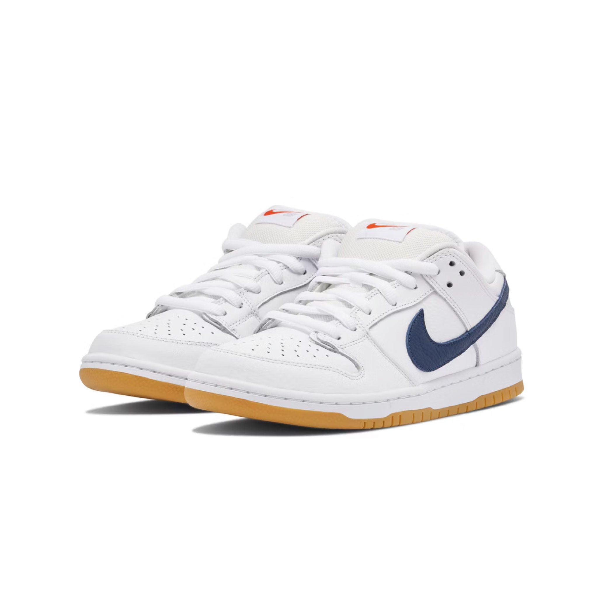 Nike SB Dunk Low Orange Label White Navy