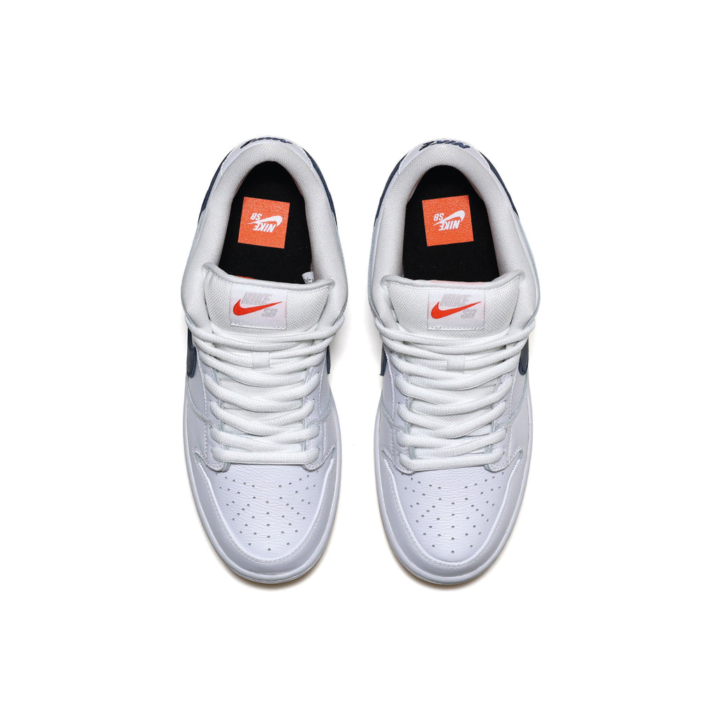 Nike SB Dunk Low Orange Label White Navy