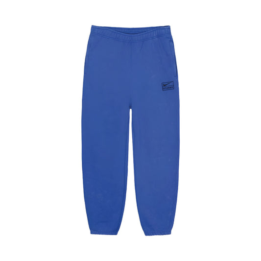 Nike x Stussy Acid-Washed Fleece Pants 'Blue'