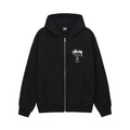 Stussy World Tour Zip Hoodie 'Black'