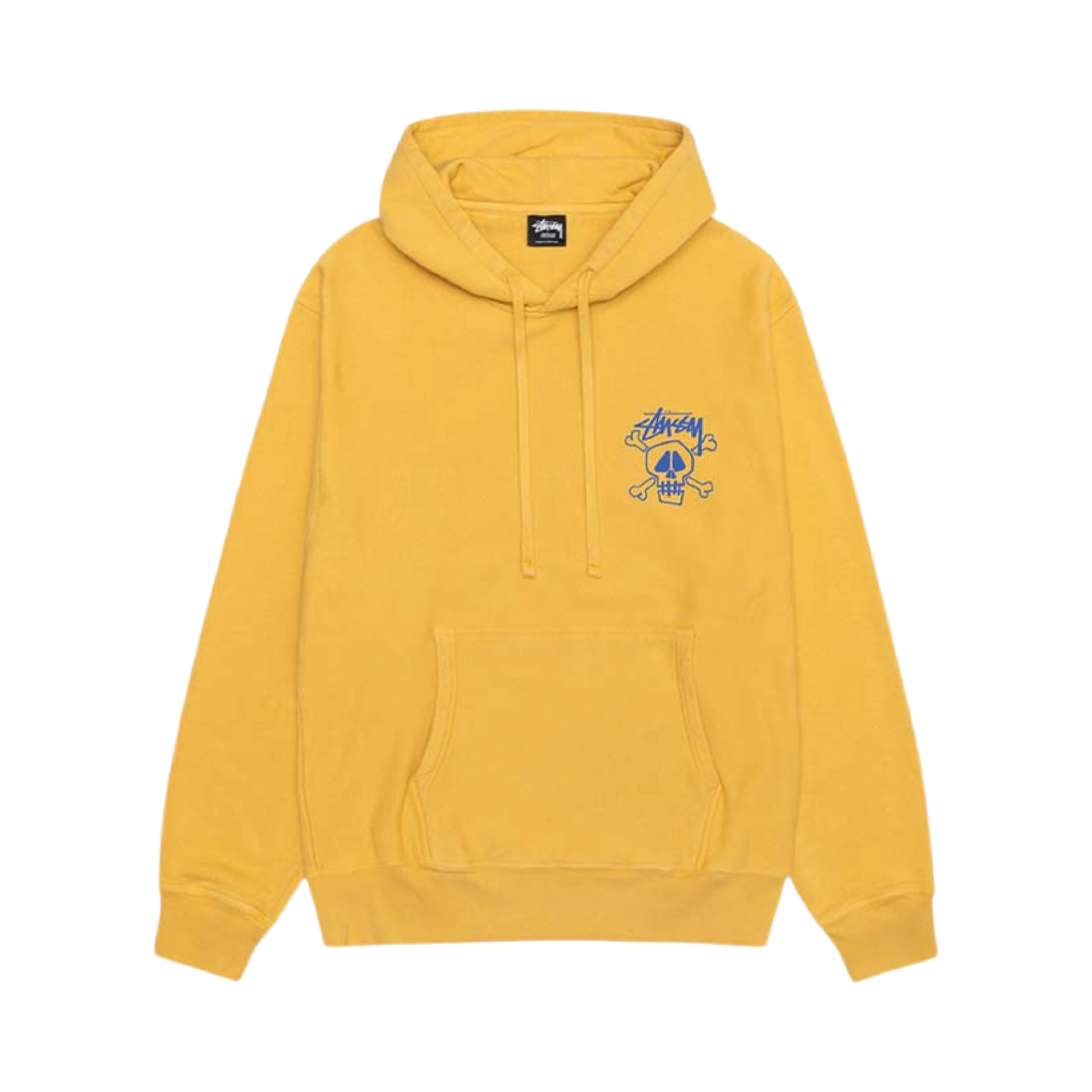 Skull & Bones Pigment Dyed Hoodie 'Honey' – OG Market