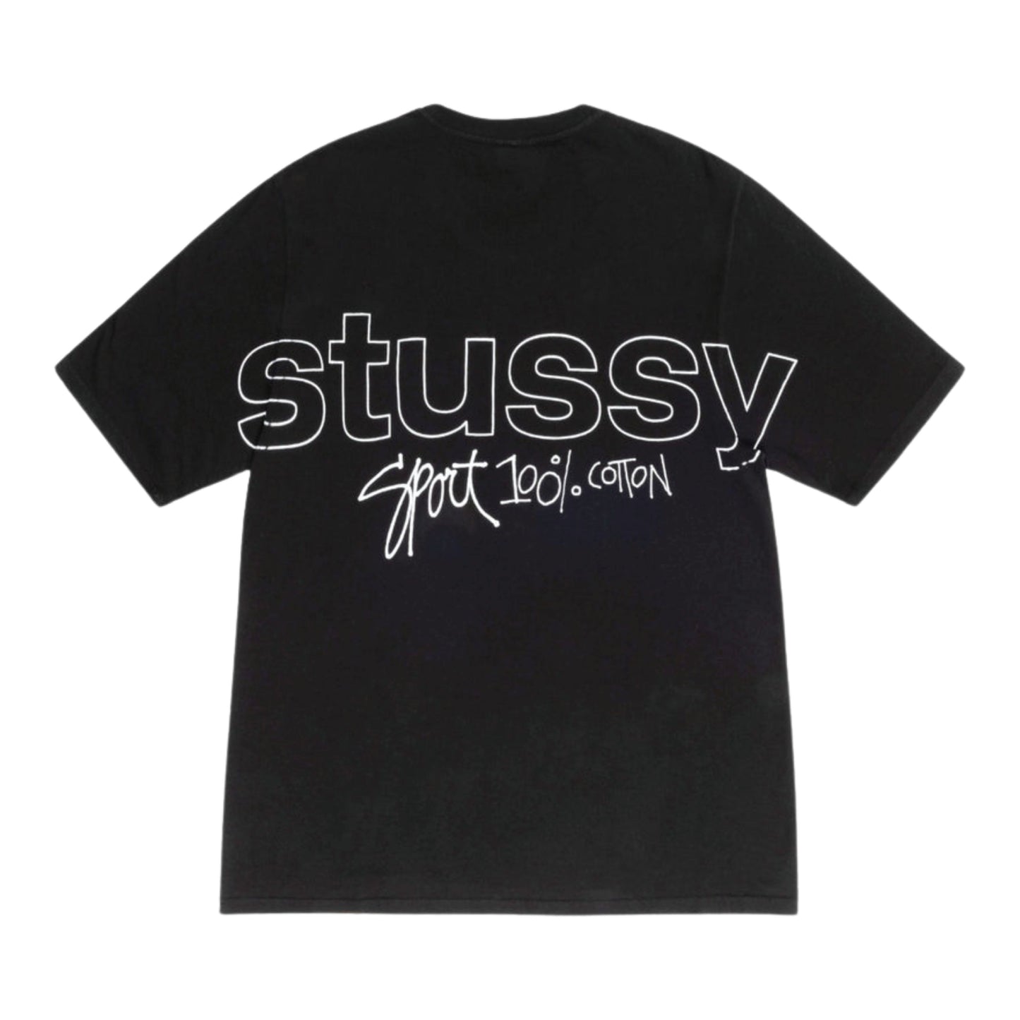 Stussy Sport 100% Pigment Dyed Tee 'Black'