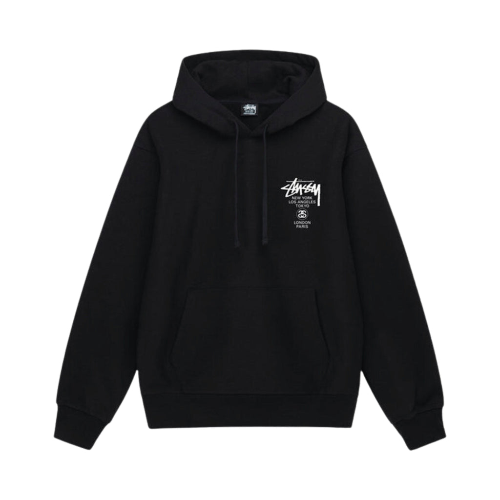 Stussy World Tour Hoodie 'Black'