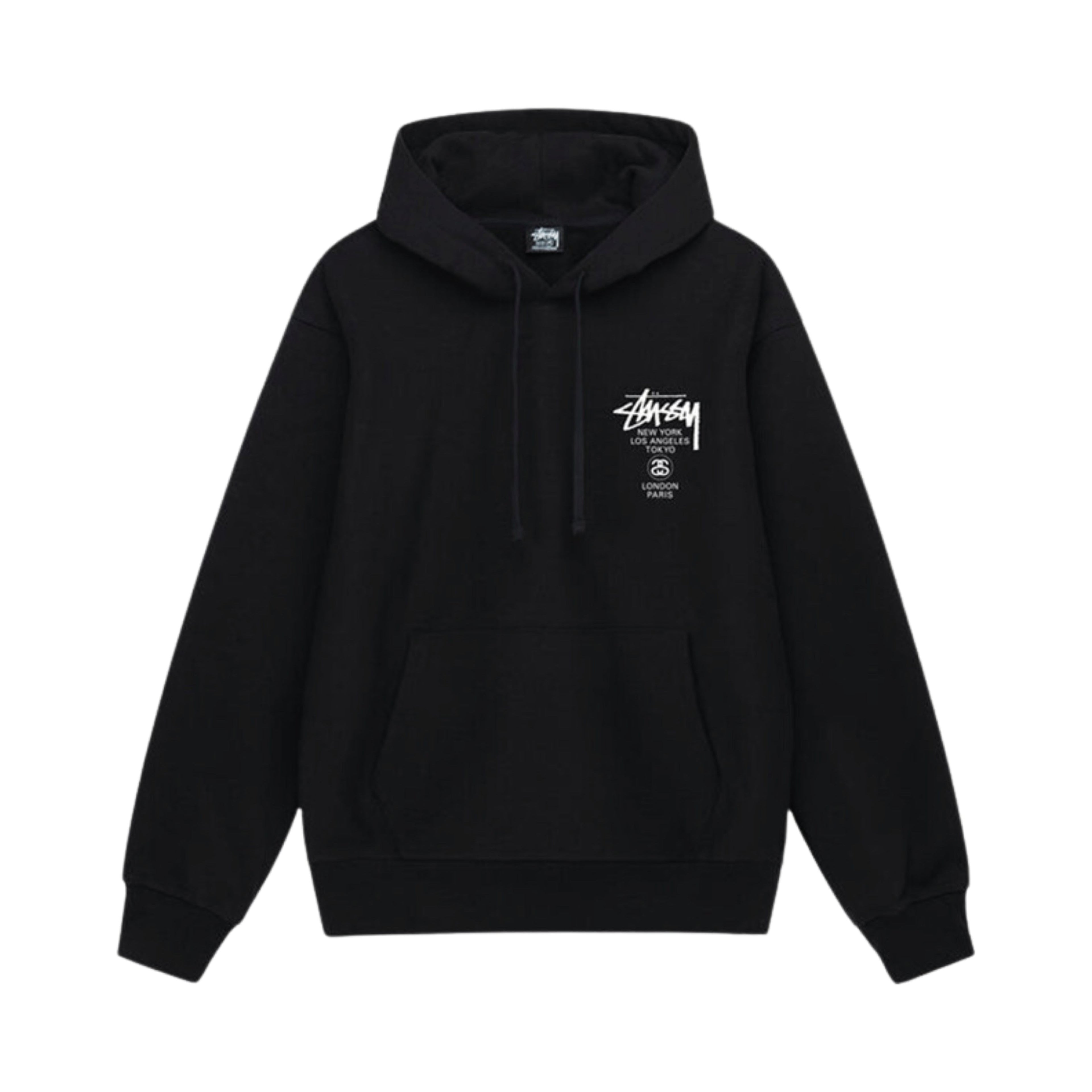 Stussy World Tour Hoodie 'Black'