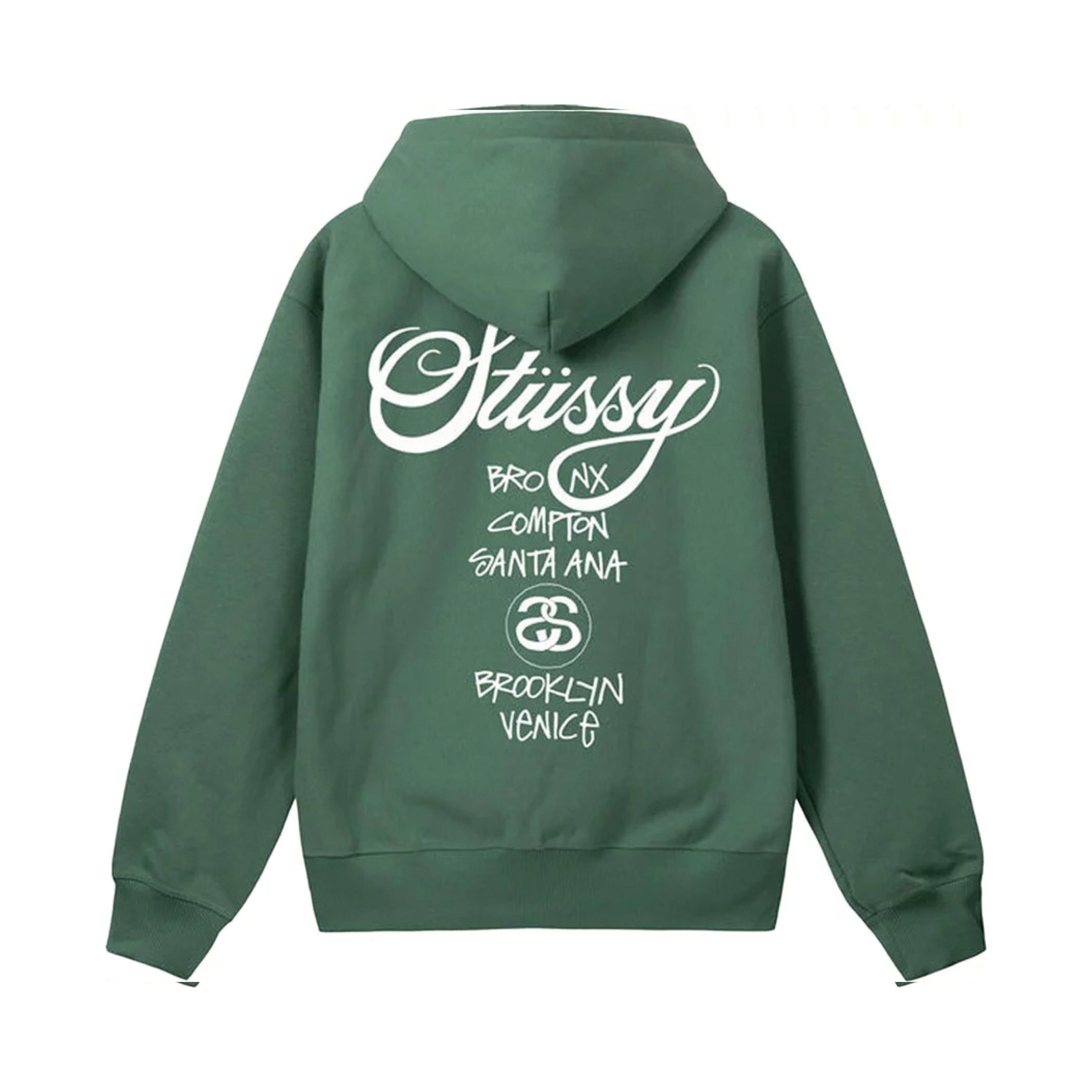 Stussy World Tour Hoodie 'Forest' – OG Market