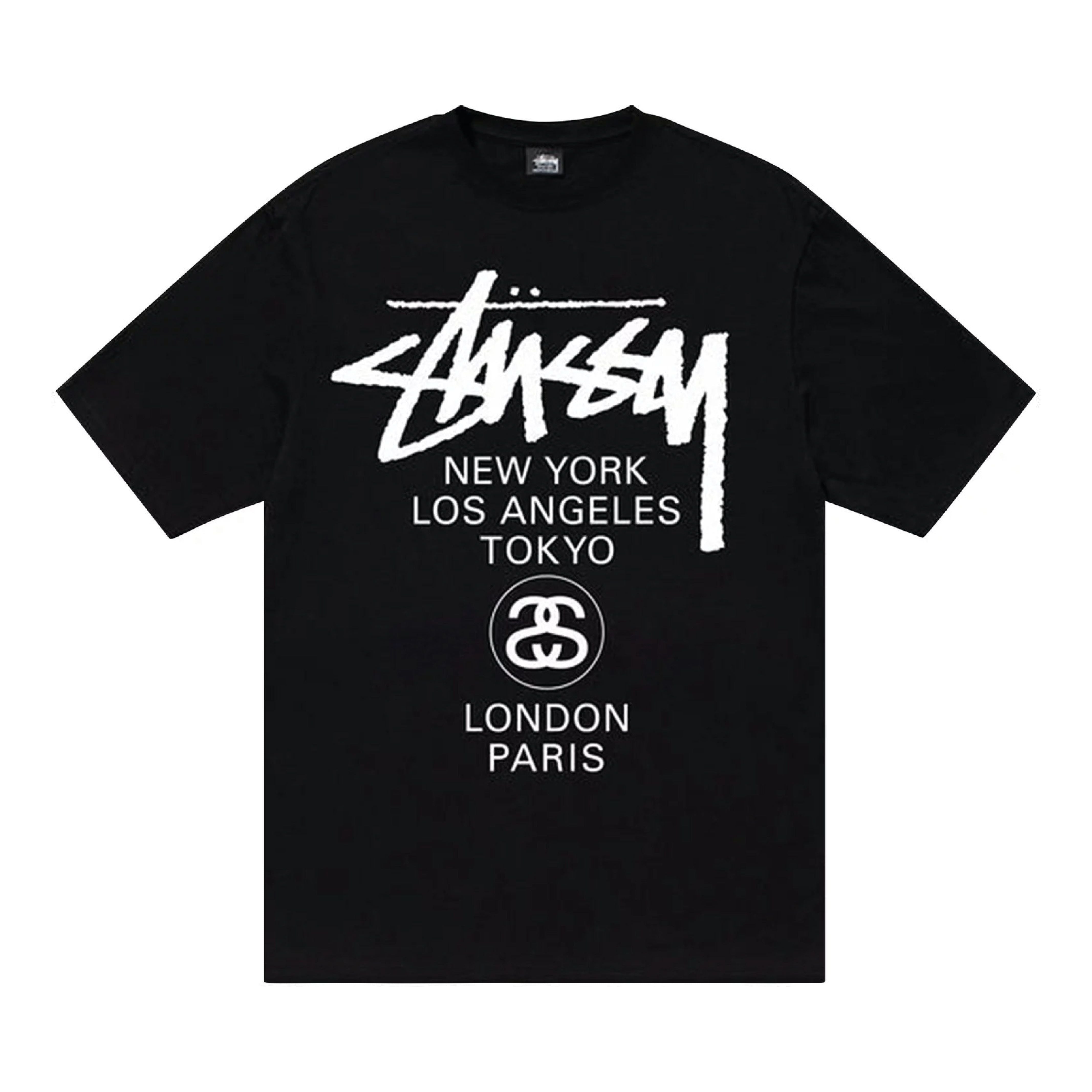 Stussy World Tour Tee 'Black' – OG Market