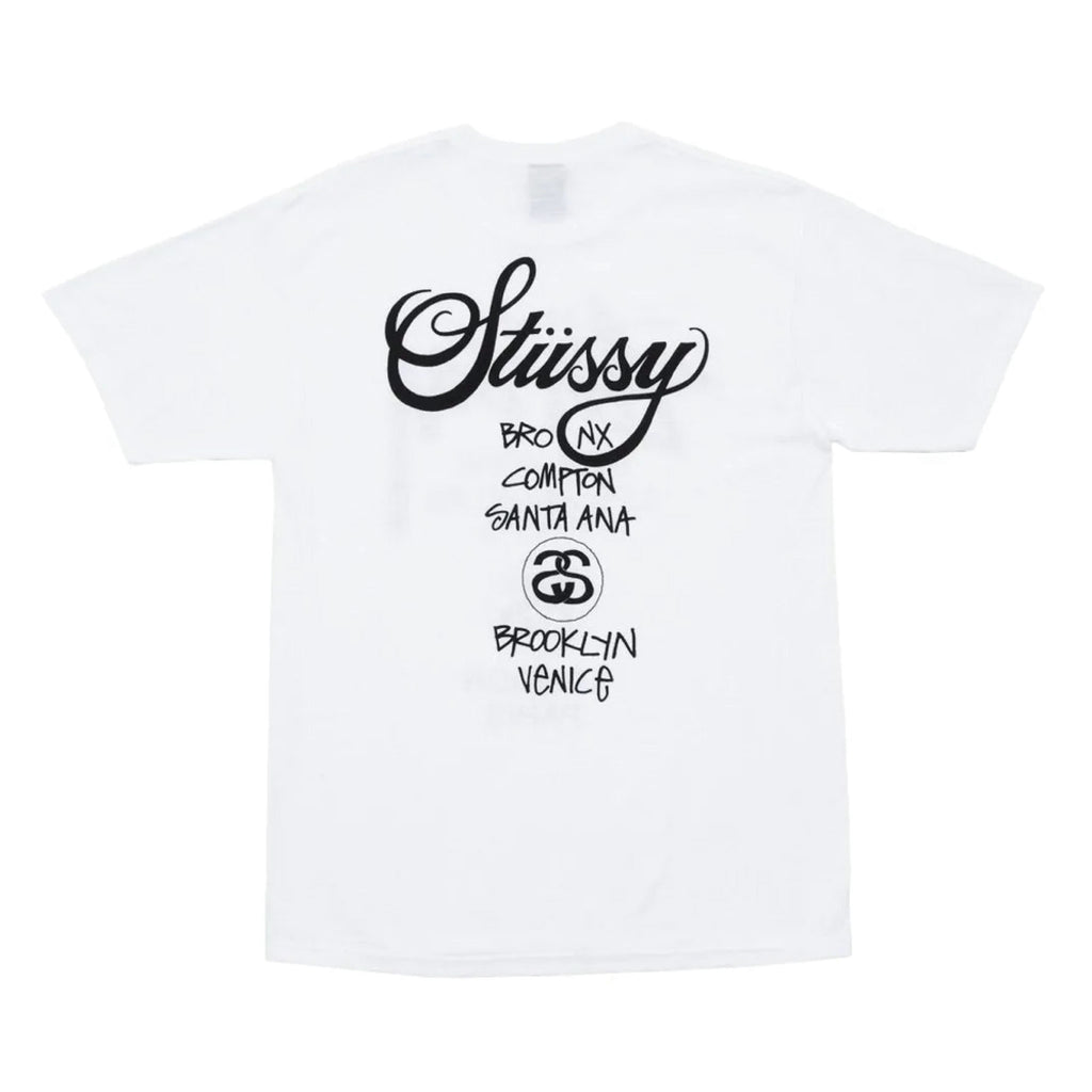 Stussy World Tour Tee 'White'