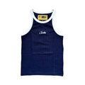 Corteiz Womens Allstarz Contrast Tank Top 'Navy'