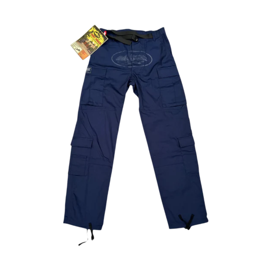 Corteiz Guerillaz Cargo Pants - Navy