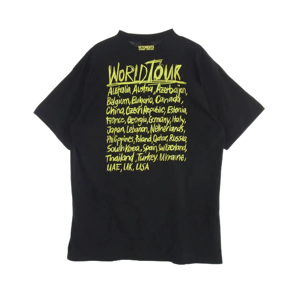 VETEMENTS World Tour oversized short-sleeve T-shirt