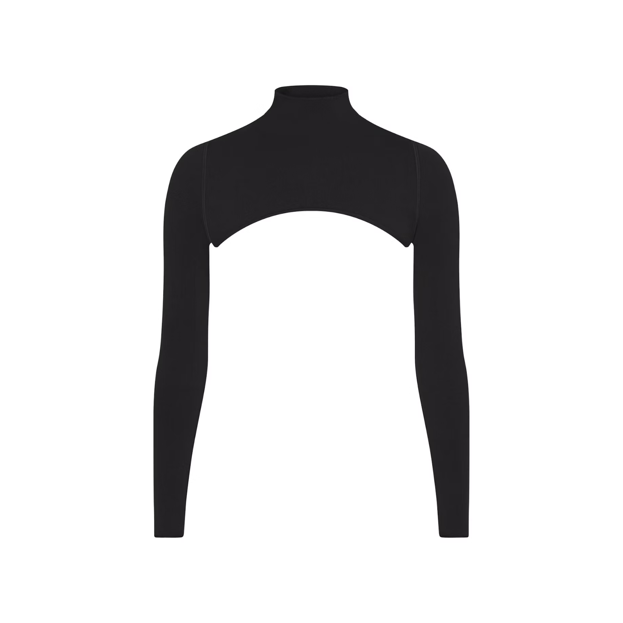 NikeSKIMS Vintage Seamless Shrug Obsidian