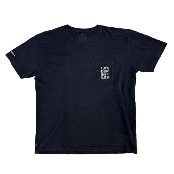 Chrome Hearts Classic Logo Pocket T-Shirt (Black/White)