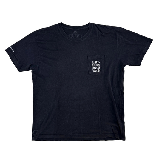 Chrome Hearts Classic Logo Pocket T-Shirt (Black/White)