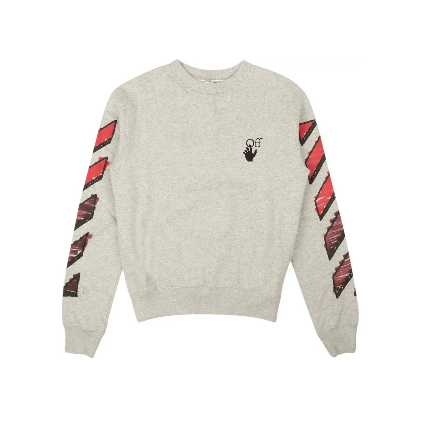 Off-White Marker Arrows Crewneck 'Grey'