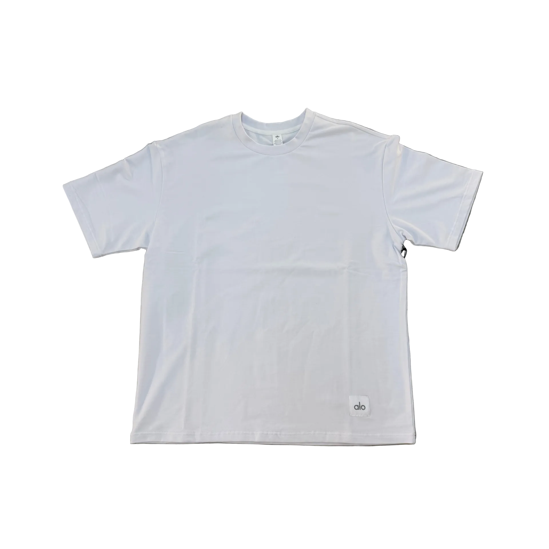 Alo Yoga Double Take Short Sleeve White