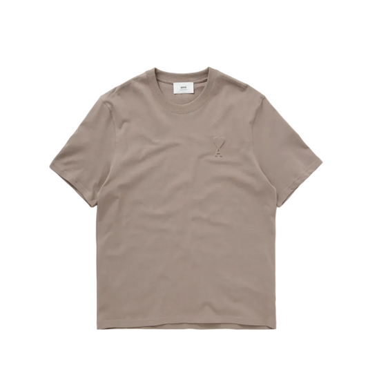 Ami De Coeur Embossed Logo T-Shirt Brown