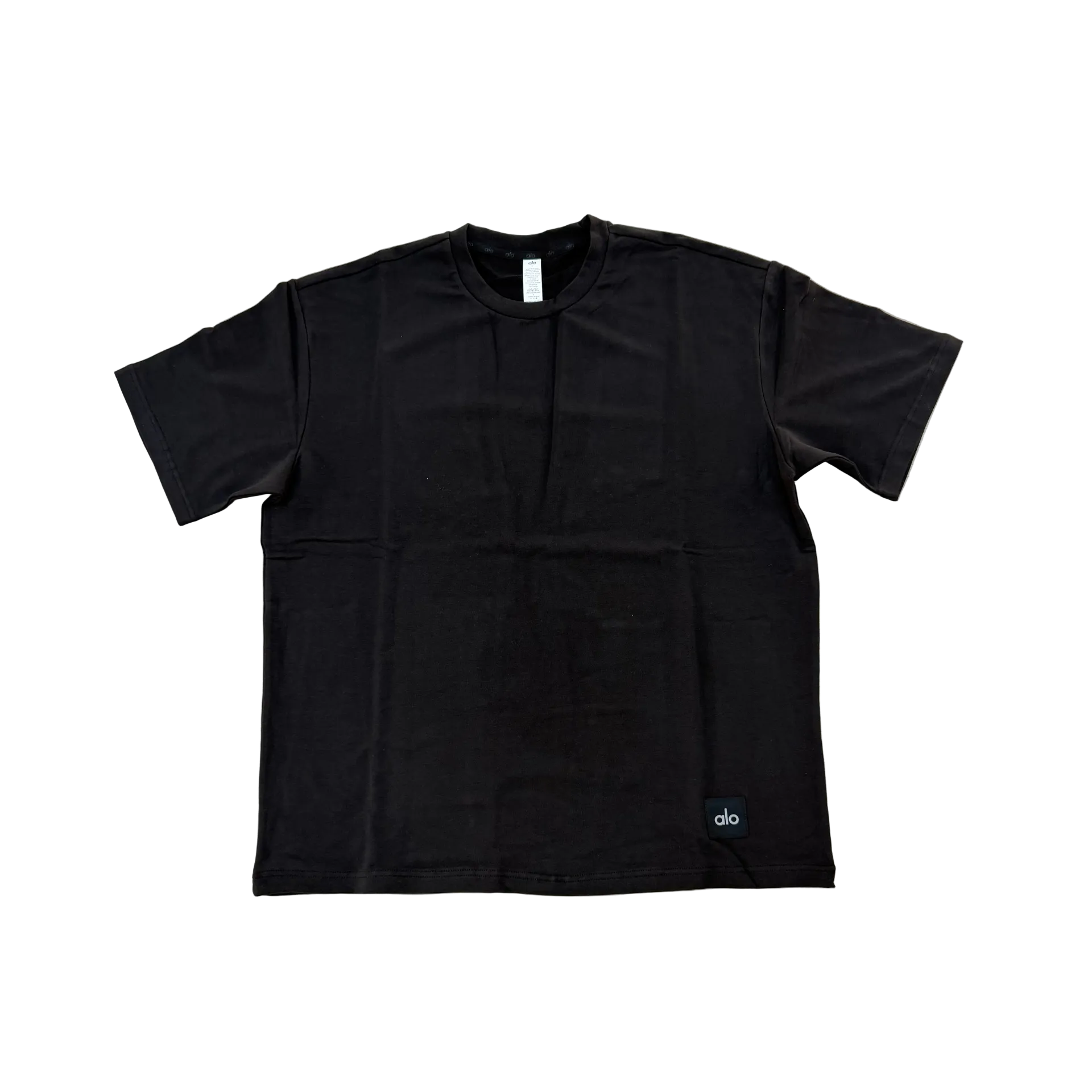 Alo Yoga Double Take Short Sleeve Black