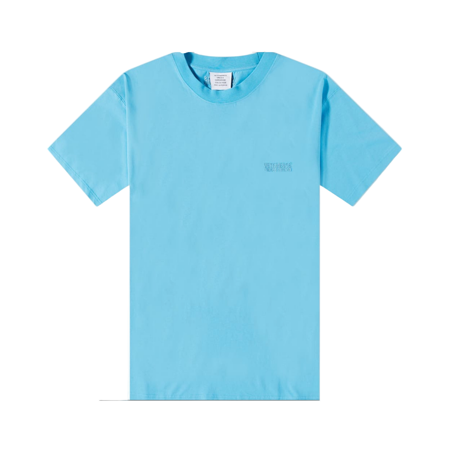 Vetements Men's Total Logo T-Shirt Sky Blue